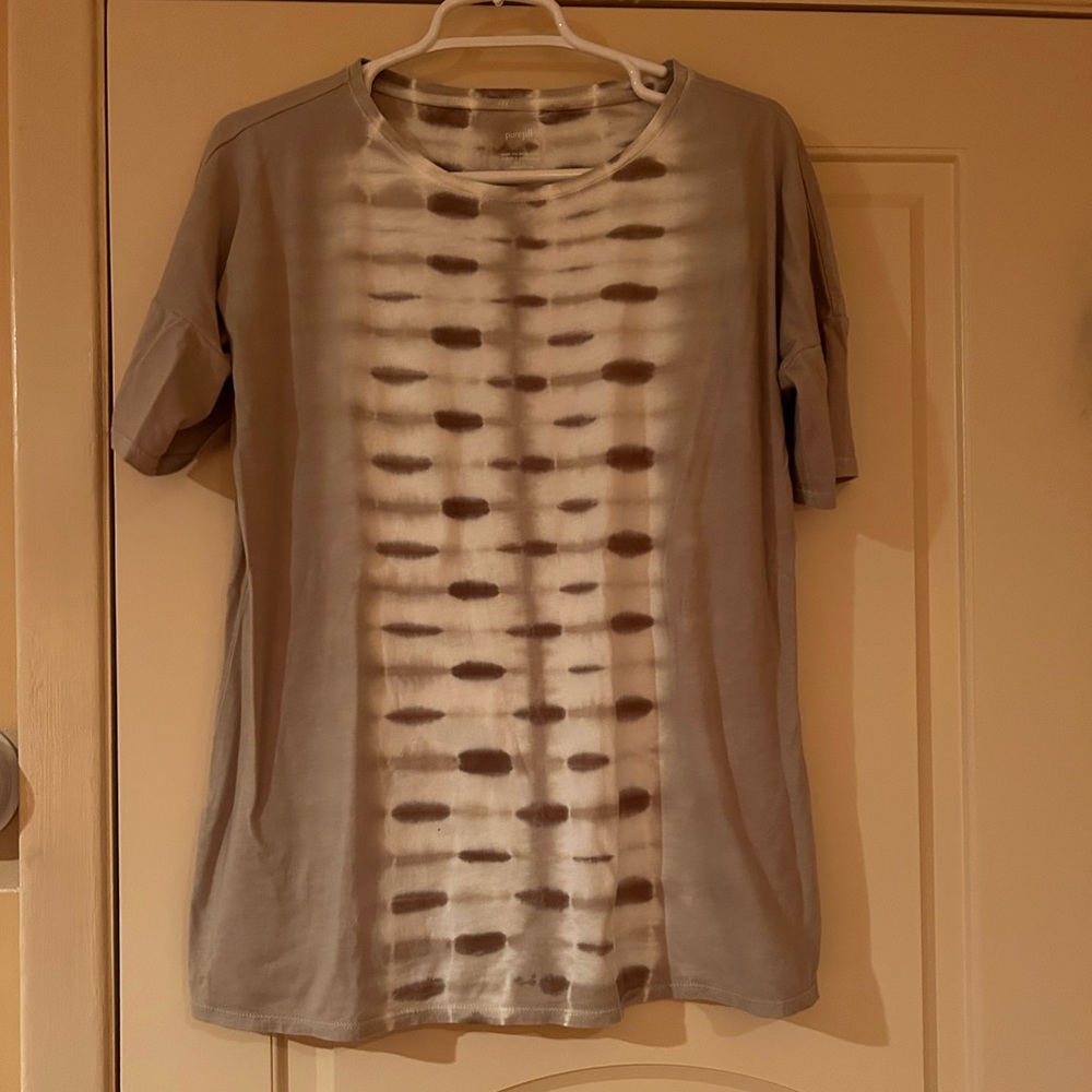 J Jill boatneck tunic with elbow length sleeve. New